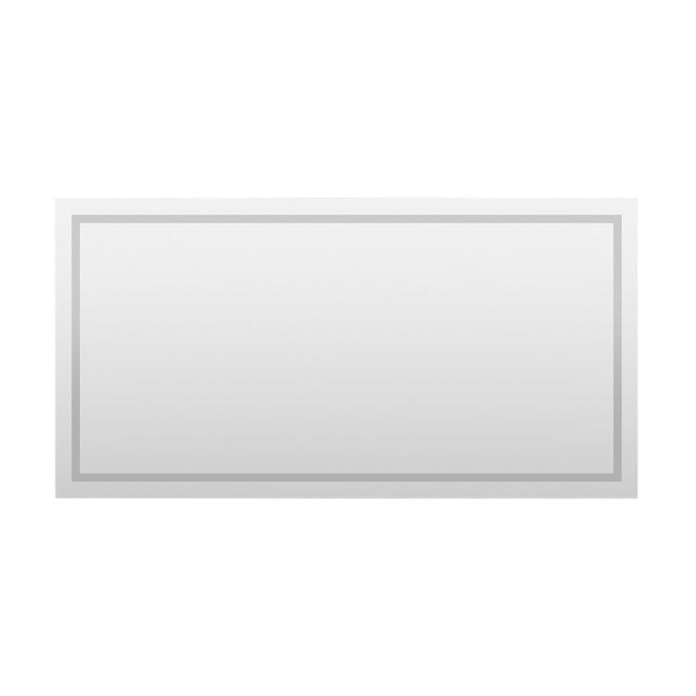 Arpella - Miramar 70x36 Lighted Mirror with Dimmer and Defogger, Wall Switch Direct - LEDWSM7036