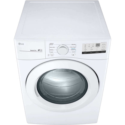 LG 27 In. 7.4-Cu. Ft. Front Load Electric Dryer in White (DLE3400W)