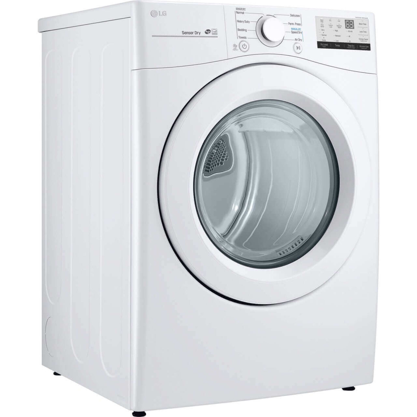 LG 27 In. 7.4-Cu. Ft. Front Load Electric Dryer in White (DLE3400W)