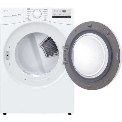 LG 27 In. 7.4-Cu. Ft. Front Load Electric Dryer in White (DLE3400W)