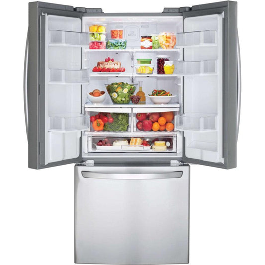 LG 30 in. 3-Door French Door Refrigerator in Stainless Steel 22 Cu. Ft. (LFDS22520S)