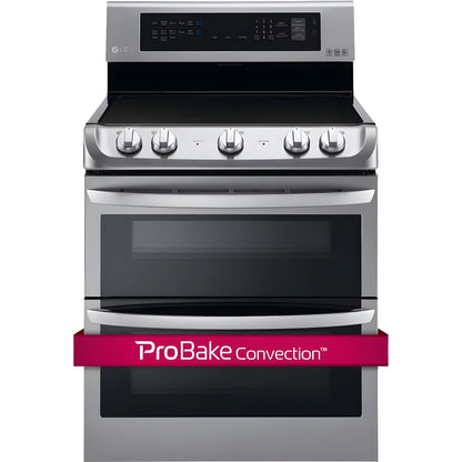 LG 30 in. Freestanding Electric Range with Double Oven in Stainless Steel 7.3 Cu.Ft. (LDE4413ST)
