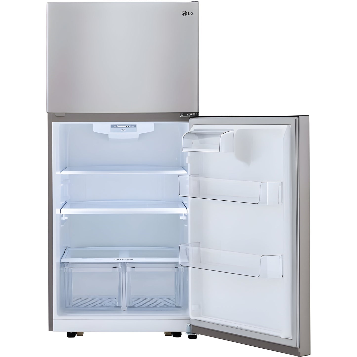 LG 30 in. Refrigerator with Top-Mount Freezer in Stainless Steel 20 Cu. Ft. (LTCS20030S)