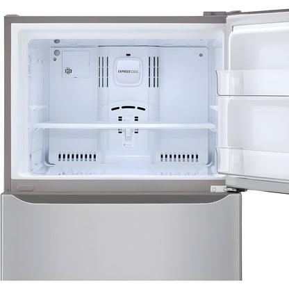 LG 30 in. Top Mount Refrigerator in Stainless Steel 20 Cu. Ft. (LTCS20020S)