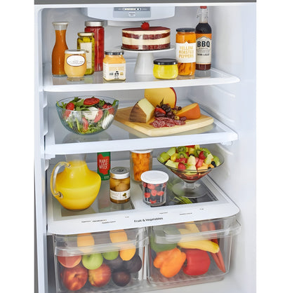 LG 30 in. Top Mount Refrigerator in Stainless Steel 20 Cu. Ft. (LTCS20020S)