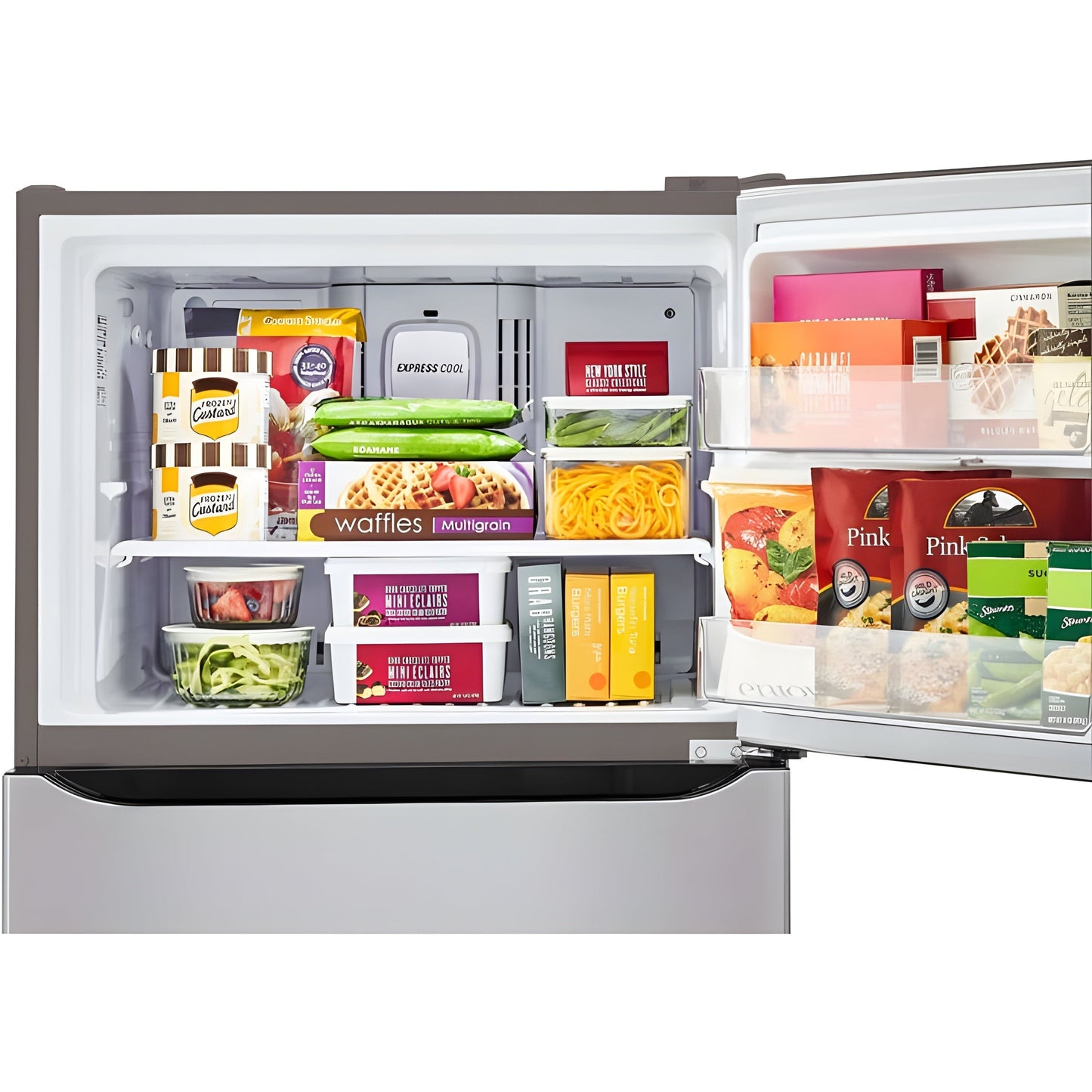 LG 30 in. Top Mount Refrigerator in Stainless Steel 20 Cu. Ft. (LTCS20020S)