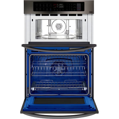 LG 30 in. Combination Wall Oven in Black Stainless Steel (LWC3063BD)