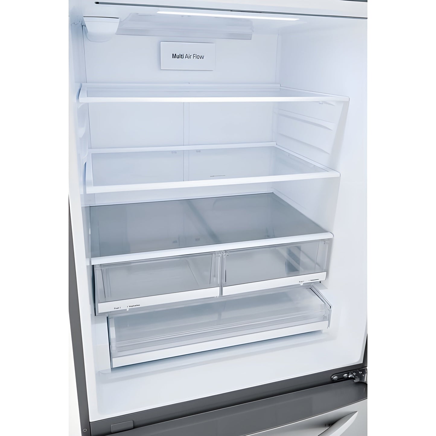 LG 33 in. Bottom Freezer Refrigerator in Stainless Steel 26 Cu. Ft. (LRDCS2603S)