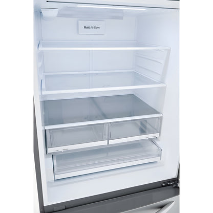 LG 33 in. Bottom Freezer Refrigerator in Stainless Steel 26 Cu. Ft. (LRDCS2603S)