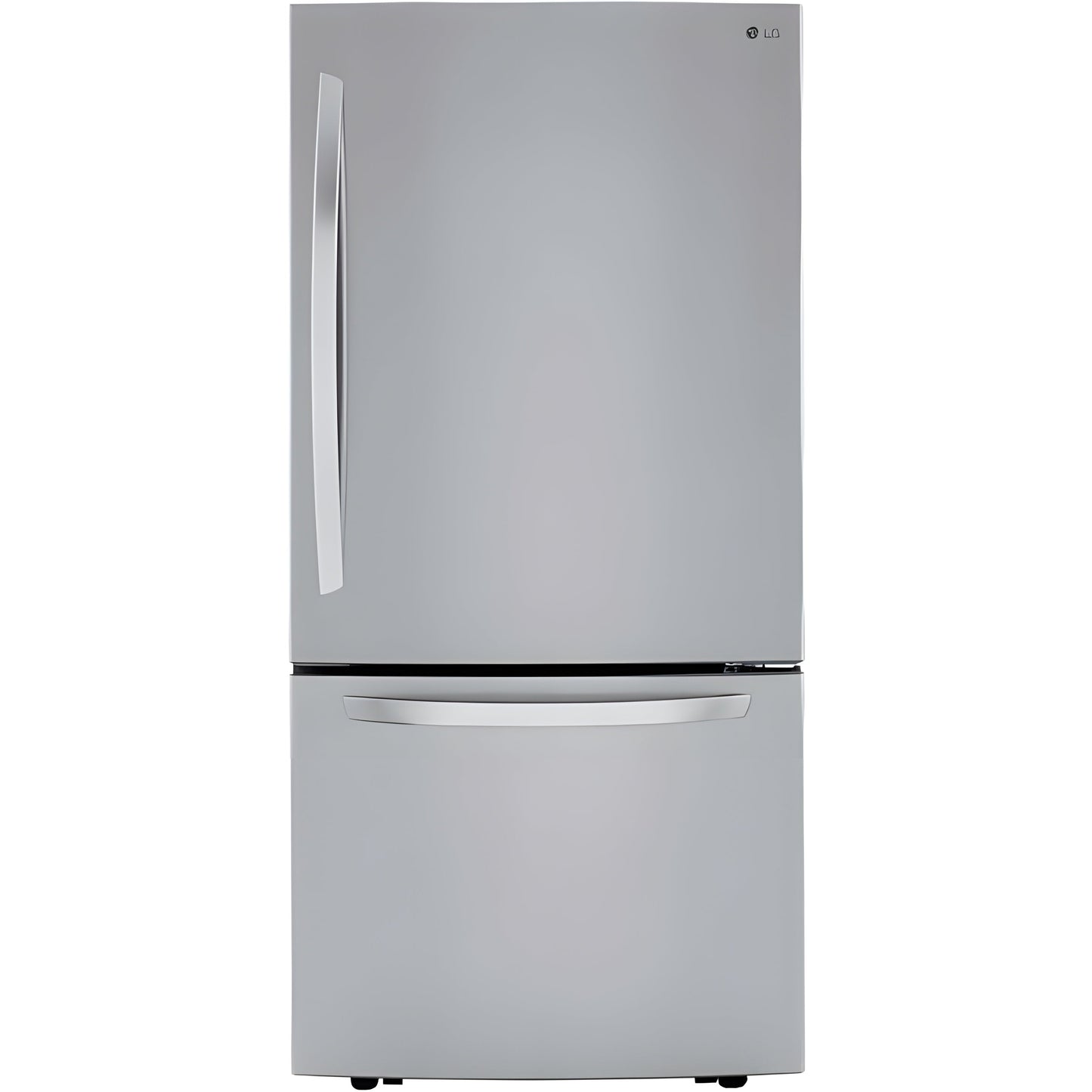 LG 33 in. Bottom Freezer Refrigerator in Stainless Steel 26 Cu. Ft. (LRDCS2603S)