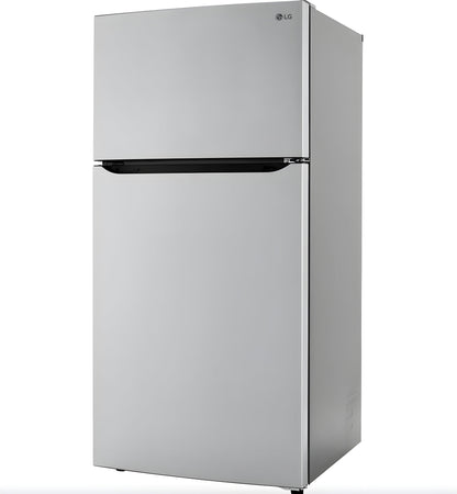 LG 33 in. Top Freezer Refrigerator in Stainless Steel 24 Cu. Ft. (LRTLS2403S)