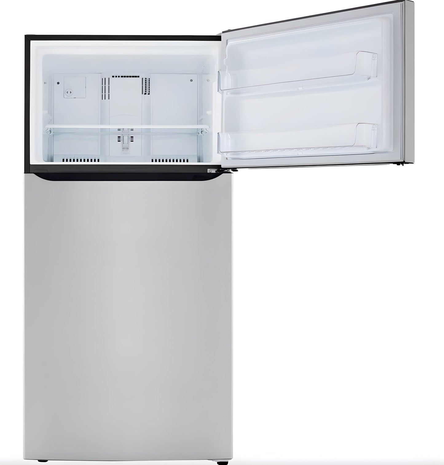 LG 33 in. Top Freezer Refrigerator in Stainless Steel 24 Cu. Ft. (LRTLS2403S)