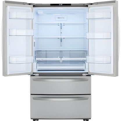 LG 36 in. 4-Door French Door Refrigerator 27 Cu. Ft. (LMWS27626S)