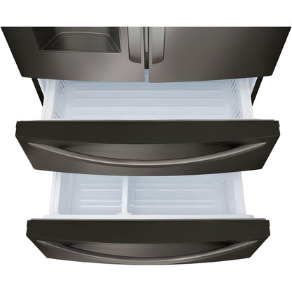 LG 36 in. 4-Door French Door Refrigerator in Black Stainless Steel 28 Cu. Ft. (LMXS28626D)