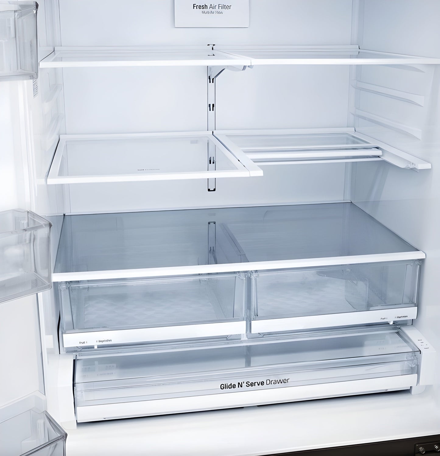 LG 36 in. 4-Door French Door Refrigerator in Black Stainless Steel 28 Cu. Ft. (LMXS28626D)