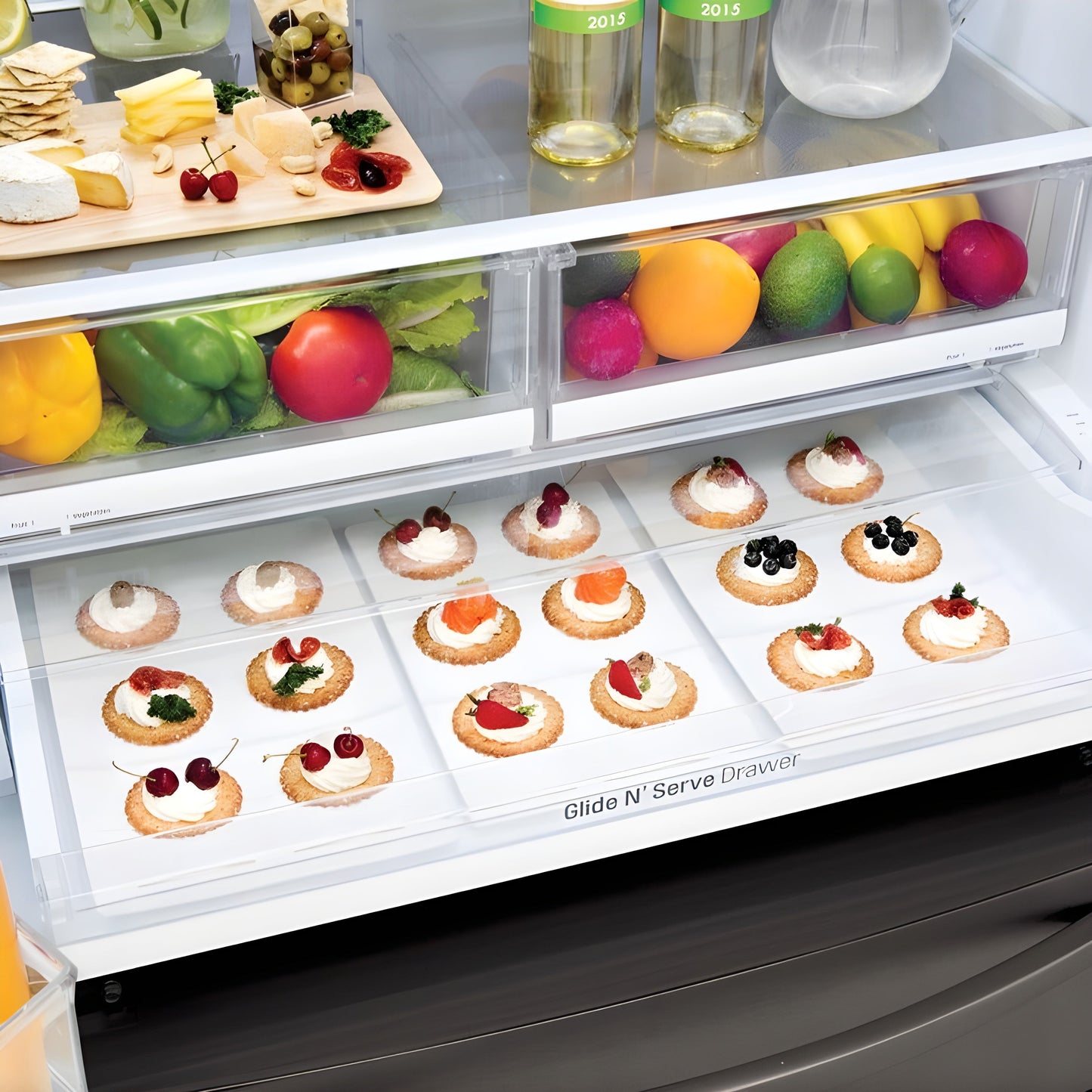 LG 36 in. 4-Door French Door Refrigerator in Black Stainless Steel 28 Cu. Ft. (LMXS28626D)