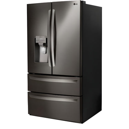 LG 36 in. 4-Door French Door Refrigerator in Black Stainless Steel 28 Cu. Ft. (LMXS28626D)