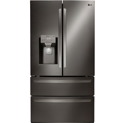 LG 36 in. 4-Door French Door Refrigerator in Black Stainless Steel 28 Cu. Ft. (LMXS28626D)
