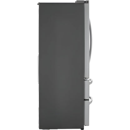 LG 36 in. 4-Door French Door Refrigerator in Stainless Steel 23 Cu. Ft. (LMWC23626S)