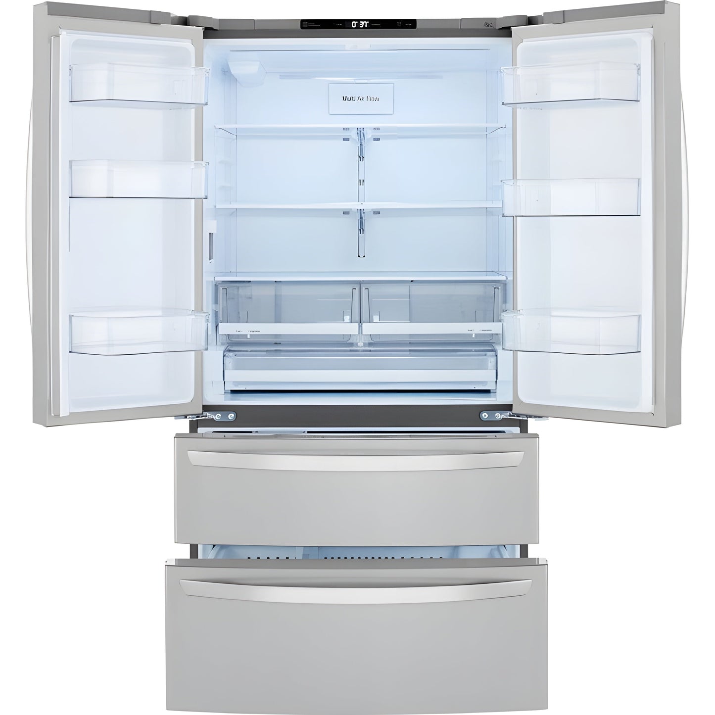 LG 36 in. 4-Door French Door Refrigerator in Stainless Steel 23 Cu. Ft. (LMWC23626S)