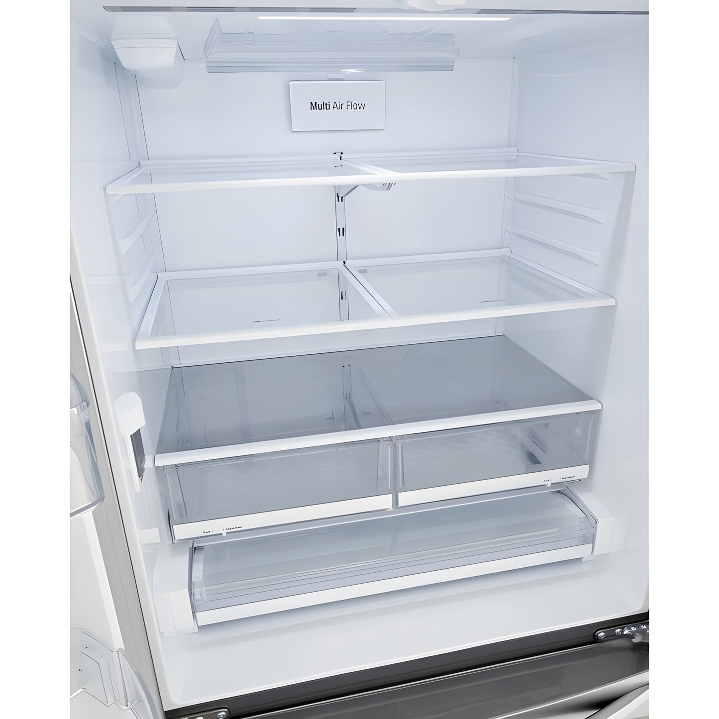 LG 36 in. 4-Door French Door Refrigerator in Stainless Steel 23 Cu. Ft. (LMWC23626S)