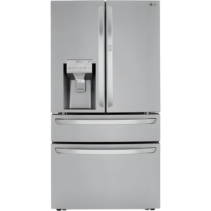 LG 36 in. 4-Door French Door Refrigerator in Stainless Steel 23 Cu. Ft. (LRMDC2306S)
