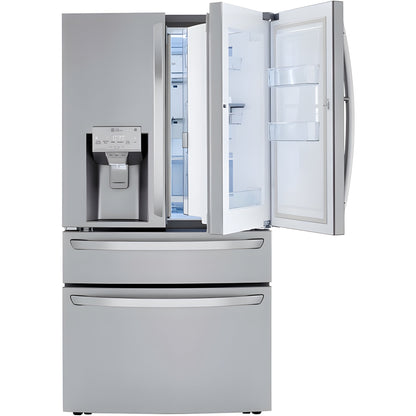LG 36 in. 4-Door French Door Refrigerator in Stainless Steel 30 Cu. Ft. (LRMDS3006S)