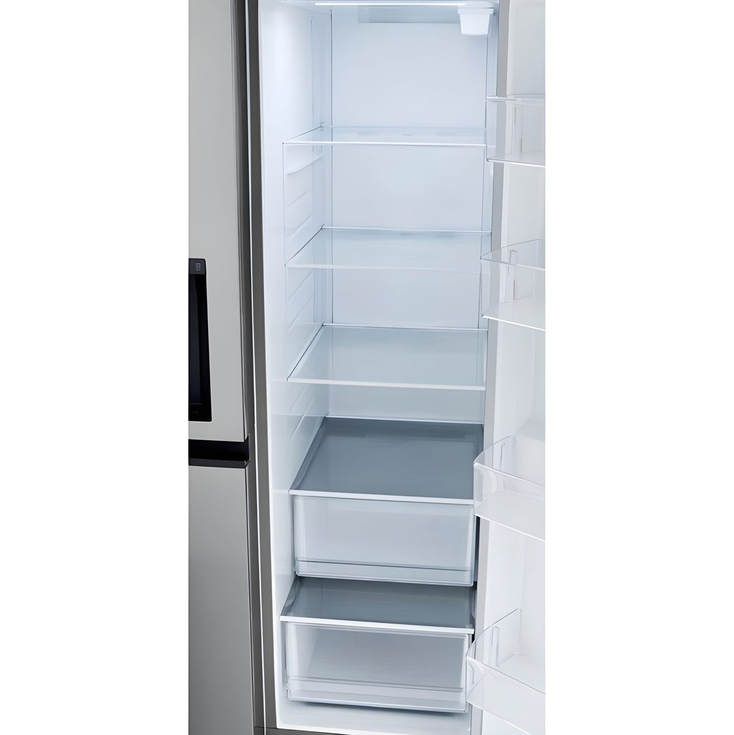 LG 36 in. Side-by-Side Refrigerator in Stainless Steel 27 Cu. Ft. (LRSXS2706S)