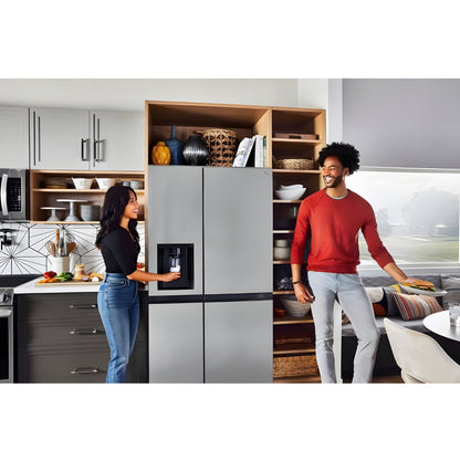 LG 36 in. Side-by-Side Refrigerator in Stainless Steel Look 27 Cu. Ft. (LRSXS2706V)
