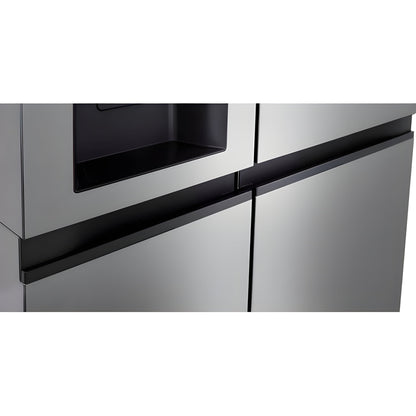 LG 36 in. Side-by-Side Refrigerator in Stainless Steel Look 27 Cu. Ft. (LRSXS2706V)