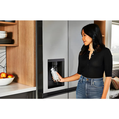 LG 36 in. Side-by-Side Refrigerator in Stainless Steel Look 27 Cu. Ft. (LRSXS2706V)