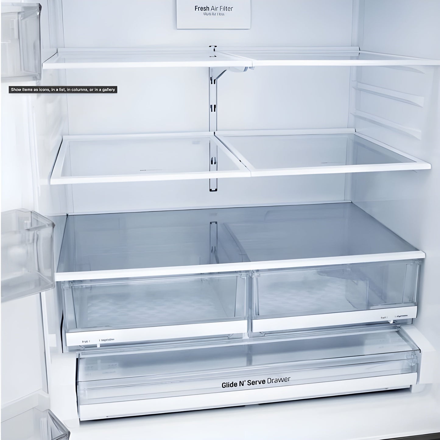 LG 36 in. Wi-Fi Enabled 3-Door French Door Refrigerator in Stainless Steel 22 Cu. Ft. (LFXS26973S)