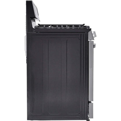 LG 30 in. 5.8-Cu. Ft. Gas Convection Smart Range with AirFry and InstaView, Stainless Steel (LRGL5825F)