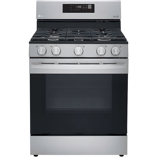 LG 30 in. Gas Smart Range with EasyClean, Stainless Steel (LRGL5821S)