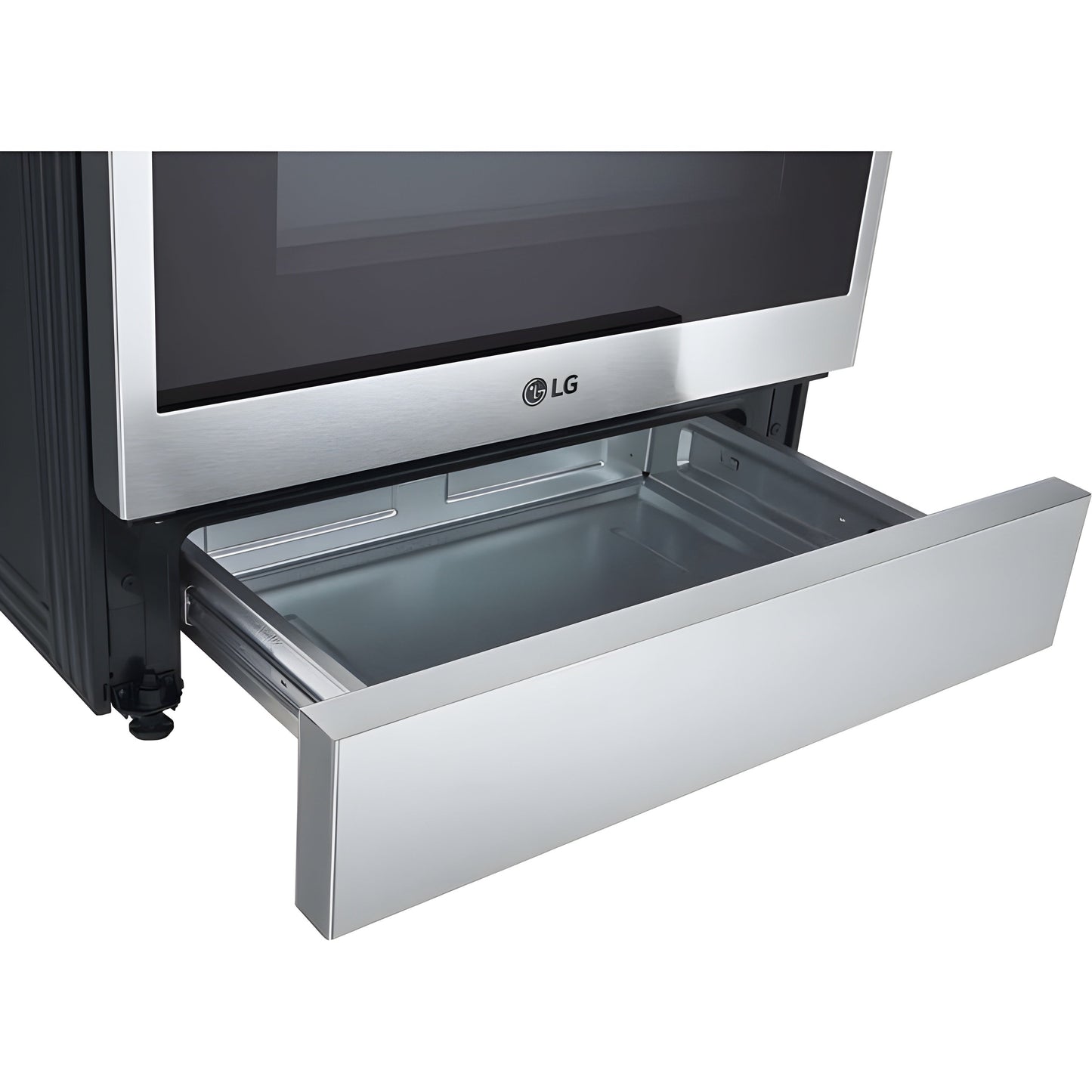 LG 30 in. 6.3-Cu. Ft. Smart Wi-Fi Enabled ProBake Convection InstaView Electric Slide-in Range with Air Fry, Stainless Steel (LSEL6335F)