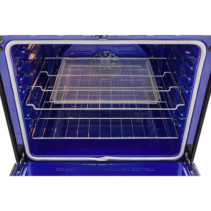 LG 30 in. 6.3-Cu. Ft. Smart Wi-Fi Enabled ProBake Convection InstaView Gas Slide-in Range with Air Fry, Black Stainless Steel (LSGL6335D)