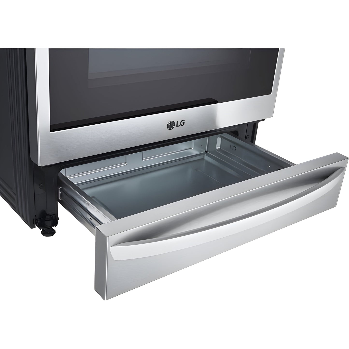 LG 30 in. 6.3-Cu. Ft. Smart Wi-Fi Enabled ProBake Convection InstaView Gas Slide-in Range with Air Fry, Stainless Steel (LSGL6337F)