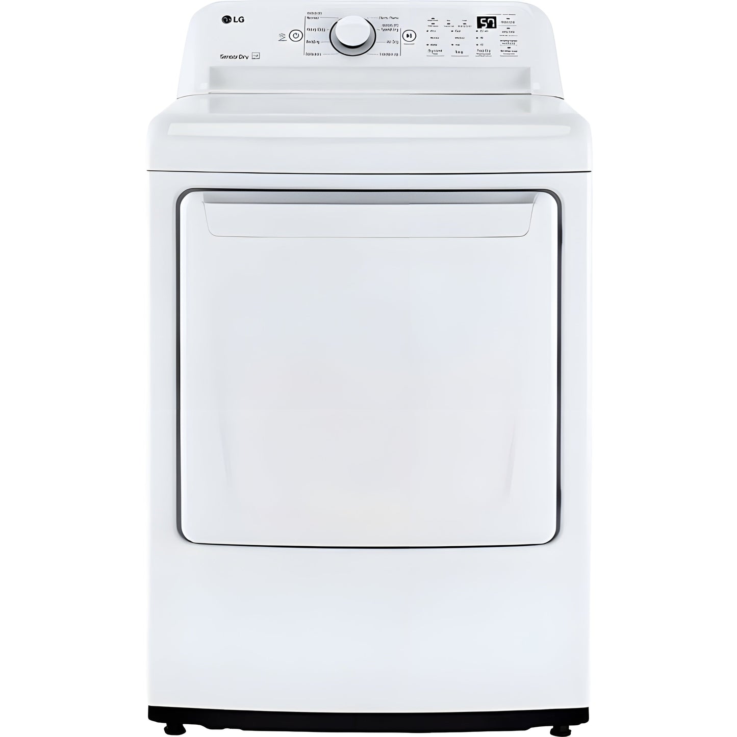 LG 7.3-Cu. Ft. Ultra Large Capacity Electric Dryer with Sensor Dry Technology in White (DLE7000W)