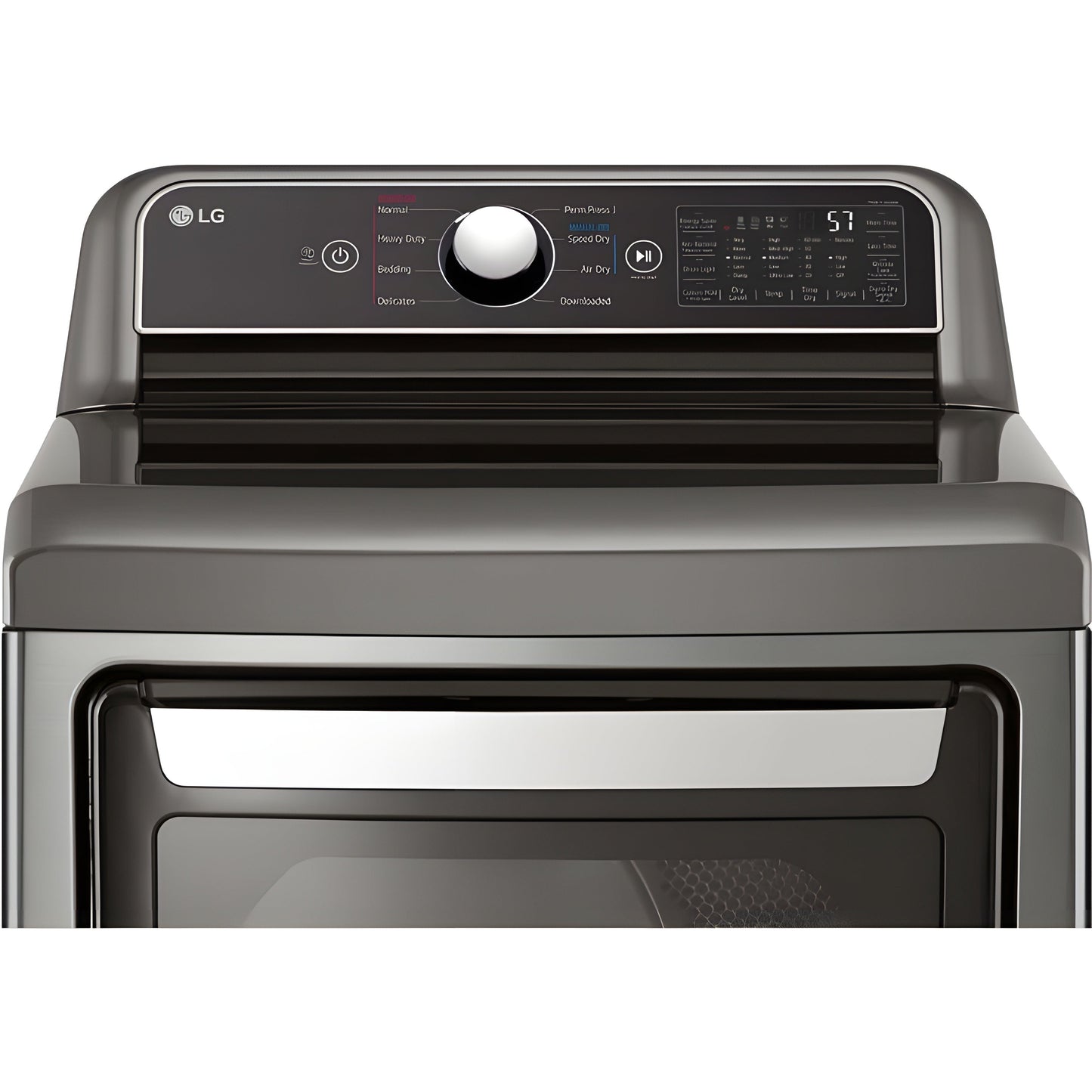 LG 7.3-Cu. Ft. Ultra Large Capacity Smart wi-fi Enabled Rear Control Electric Dryer with EasyLoad Door (DLE7400VE)