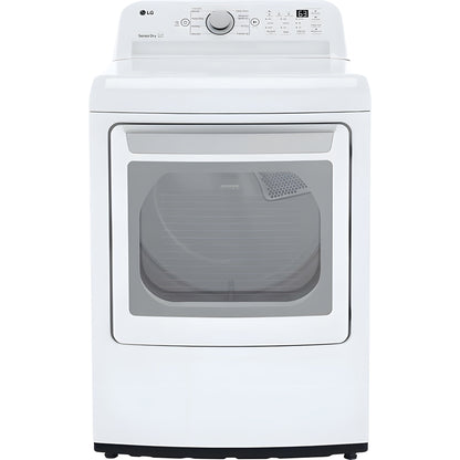 LG 7.3-cu. ft. Ultra Large Capacity Electric Dryer with Sensor Dry Technology in White (DLE7150W)