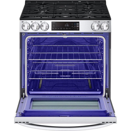 LG 30 in. 5.8-Cu Ft. Smart Wi-Fi Enabled Gas Slide-in Range with EasyClean (LSGL5831F)