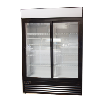 Chef AAA - LGD-1300S, Commercial 48" 2 Sliding Door Merchandiser Refrigerator 32 cu. ft. - LGD-1300S