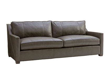 Modway Furniture Wright Leather Sofa - Luxurious Upholstered Seating with Ultra Down Cushions for Ultimate Comfort