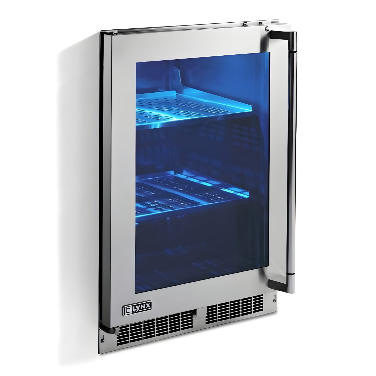 Lynx 24-Inch Outdoor Glass Door Refrigerator - LN24REFGL/R