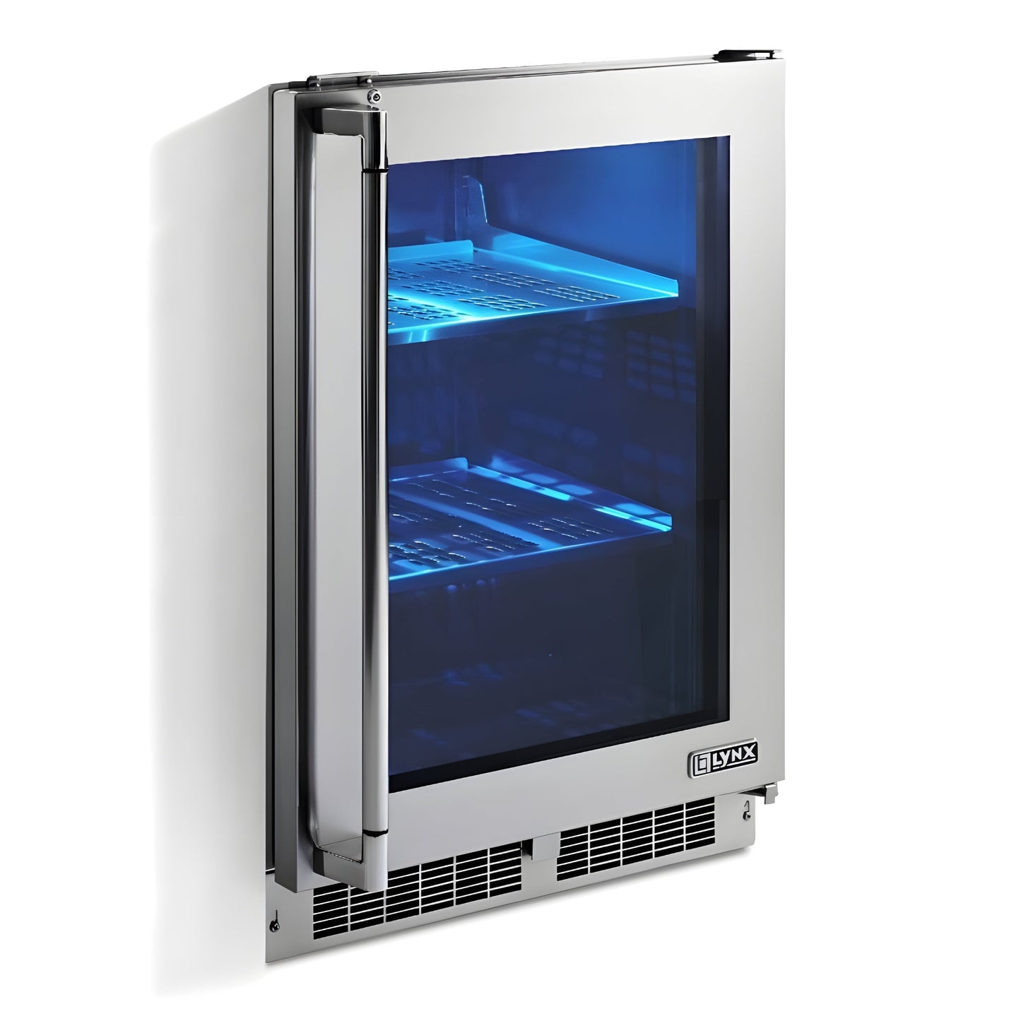 Lynx 24-Inch Outdoor Glass Door Refrigerator - LN24REFGL/R