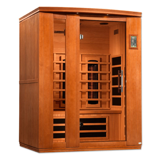 Dynamic Saunas Lugano 3 Person Full Spectrum Infrared Sauna - DYN-6336-03 FS