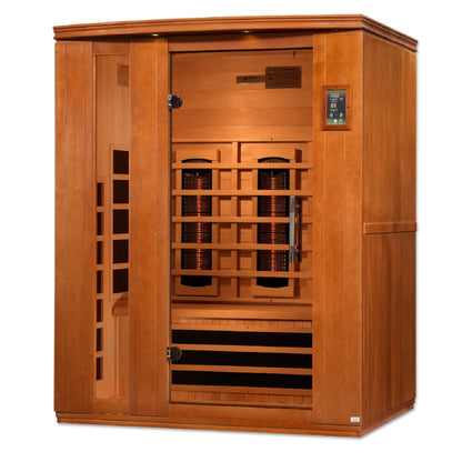 Dynamic Saunas Lugano 3 Person Full Spectrum Infrared Sauna - DYN-6336-03 FS