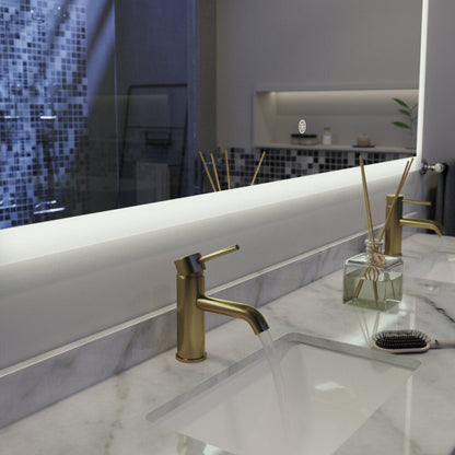 Arpella - Puralite 70 in. x 36 in. LED Wall Mounted Backlit Vanity Mirror  with Memory Dimmer - BLM7036