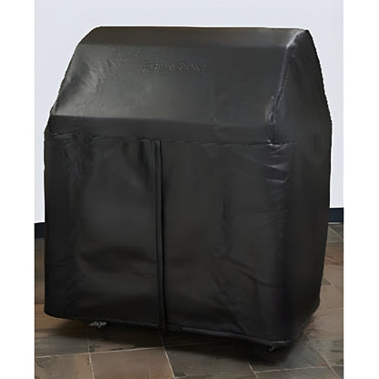 Lynx Carbon Fiber Vinyl Cover for 42-Inch Freestanding Gas Grill with Side Burner - CC42FCB