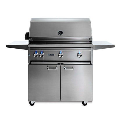 Lynx 36-Inch Professional Gas Grill On Cart with All Trident Infrared Burners - L36ATRF-LP/NG